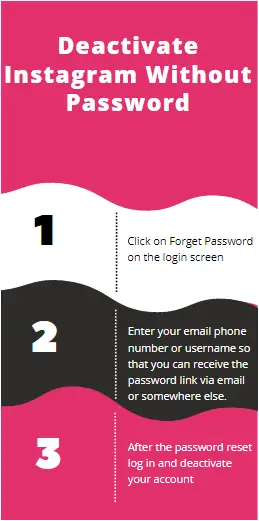 How to Deactivate Instagram Accounts